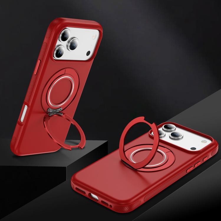 For iPhone 17 Pro Max Gear Holder C MagSafe Phone Case(Red) - iPhone 17 Pro Max Cases by buy2fix | Online Shopping UK | buy2fix