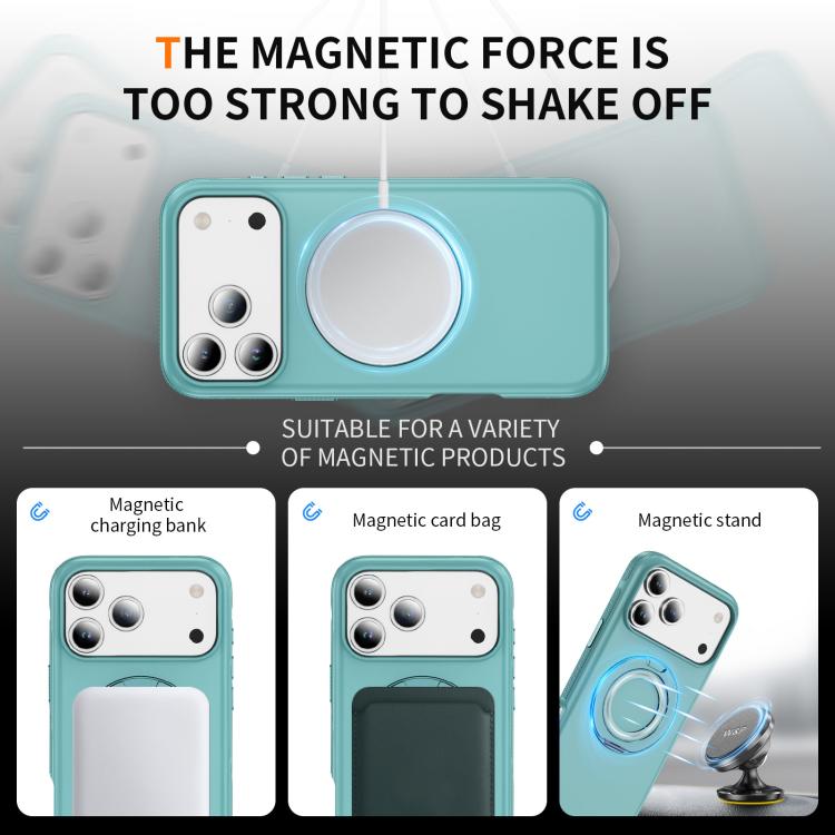 For iPhone 17 Pro Gear Holder C MagSafe Phone Case(Light Blue) - iPhone 17 Pro Cases by buy2fix | Online Shopping UK | buy2fix