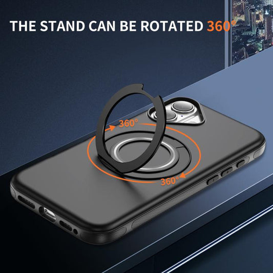 For iPhone 17 Gear Holder C MagSafe Phone Case(Black) - iPhone 17 Cases by buy2fix | Online Shopping UK | buy2fix