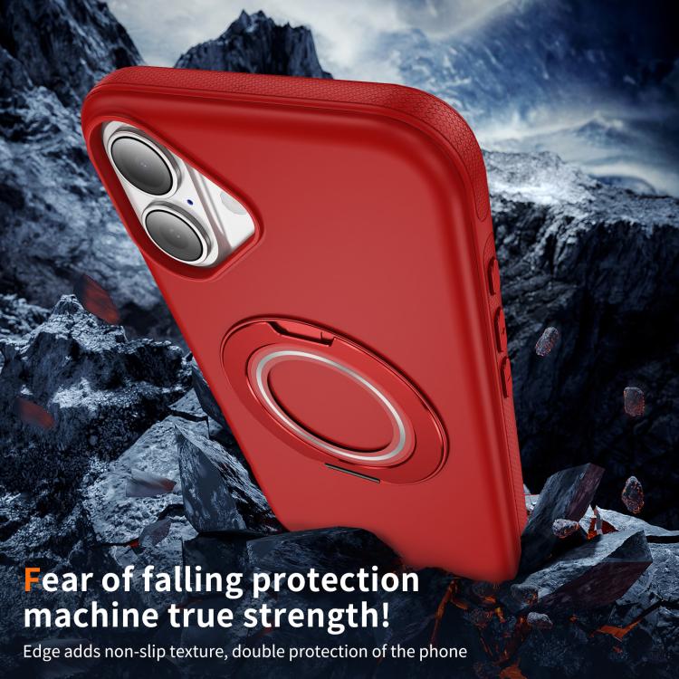 For iPhone 17 Gear Holder C MagSafe Phone Case(Red) - iPhone 17 Cases by buy2fix | Online Shopping UK | buy2fix