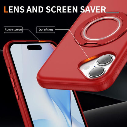 For iPhone 17 Gear Holder C MagSafe Phone Case(Red) - iPhone 17 Cases by buy2fix | Online Shopping UK | buy2fix