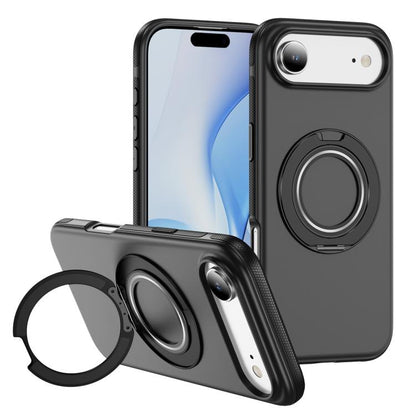 For iPhone Air Gear Holder C MagSafe Phone Case(Black) - iPhone Air Cases by buy2fix | Online Shopping UK | buy2fix