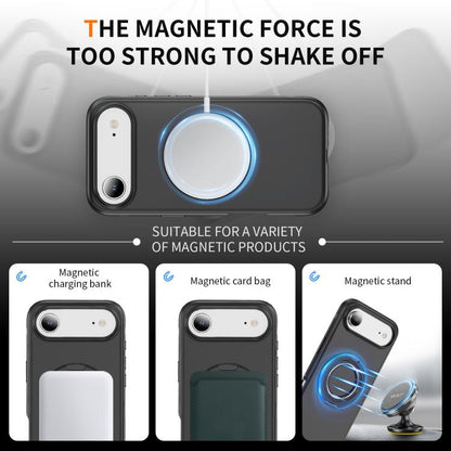 For iPhone Air Gear Holder C MagSafe Phone Case(Black) - iPhone Air Cases by buy2fix | Online Shopping UK | buy2fix