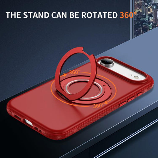 For iPhone Air Gear Holder C MagSafe Phone Case(Red) - iPhone Air Cases by buy2fix | Online Shopping UK | buy2fix