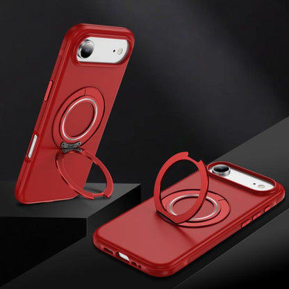 For iPhone Air Gear Holder C MagSafe Phone Case(Red) - iPhone Air Cases by buy2fix | Online Shopping UK | buy2fix