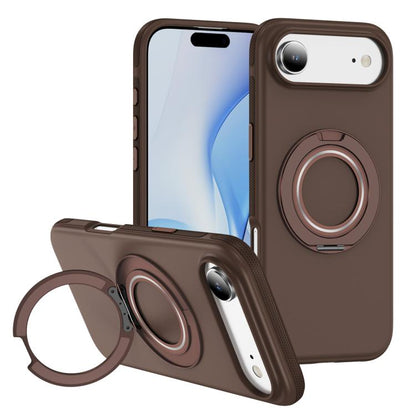 For iPhone Air Gear Holder C MagSafe Phone Case(Coffee) - iPhone Air Cases by buy2fix | Online Shopping UK | buy2fix
