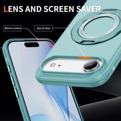 For iPhone Air Gear Holder C MagSafe Phone Case(Light Blue) - iPhone Air Cases by buy2fix | Online Shopping UK | buy2fix