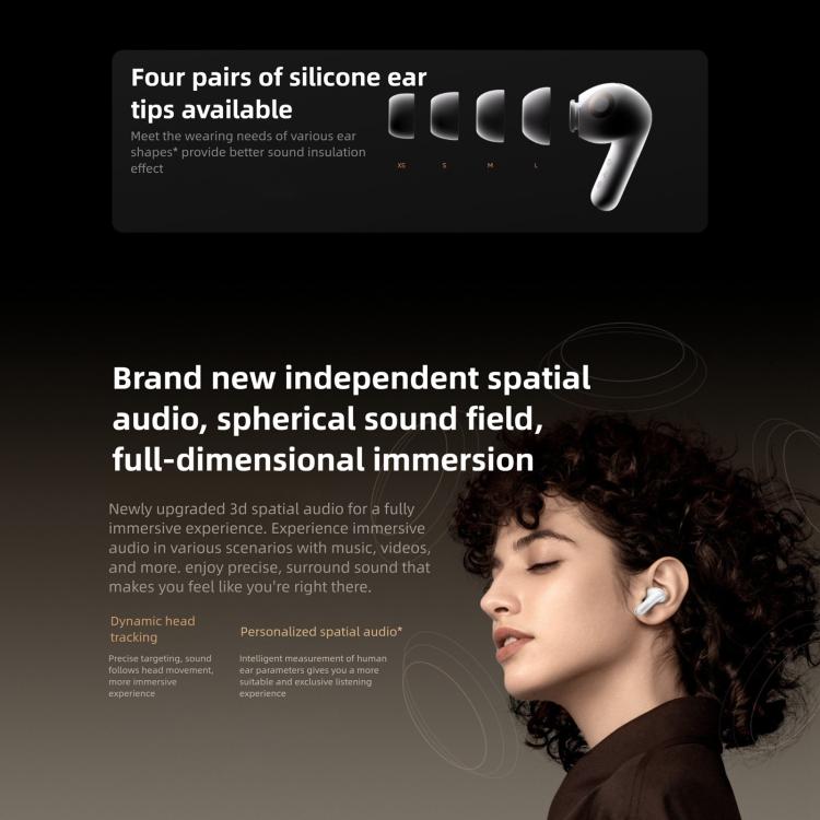 Original Xiaomi Buds 5 Pro In-Ear TWS Bluetooth Earphone(White) - TWS Earphone by Xiaomi | Online Shopping UK | buy2fix