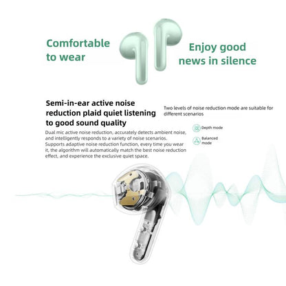 Original Xiaomi REDMI Buds 7S Semi-in-Ear Active Noise Cancelling Bluetooth Earphone(Cyan) - Bluetooth Earphone by Xiaomi | Online Shopping UK | buy2fix