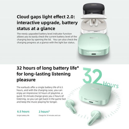 Original Xiaomi REDMI Buds 7S Semi-in-Ear Active Noise Cancelling Bluetooth Earphone(Cyan) - Bluetooth Earphone by Xiaomi | Online Shopping UK | buy2fix