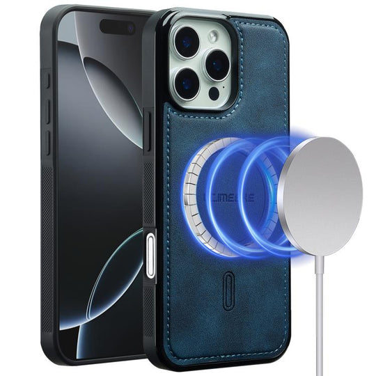 For iPhone 15 Pro Max LC.IMEEKE L6 Series MagSafe Magnetic Phone Case(Blue)