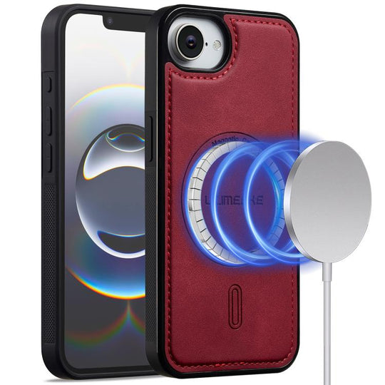 For iPhone 17e / 16e LC.IMEEKE L6 Series MagSafe Magnetic Phone Case(Red)