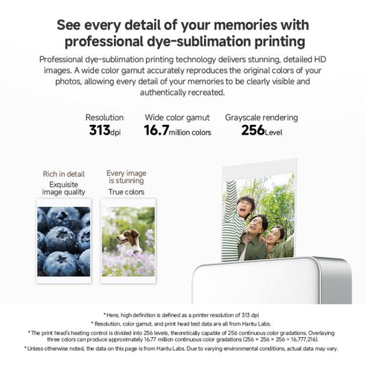 50pcs Original Xiaomi Mijia Pocket Printing Photo Paper - Parts by Xiaomi | Online Shopping UK | buy2fix
