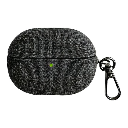 For Huawei FreeBuds Pro 4 Fine Cloth Earphone Case with Hook(Grey)