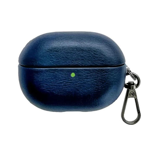For Huawei FreeBuds Pro 4 Oily Leather Bluetooth Earphone Protective Case(Navy Blue)