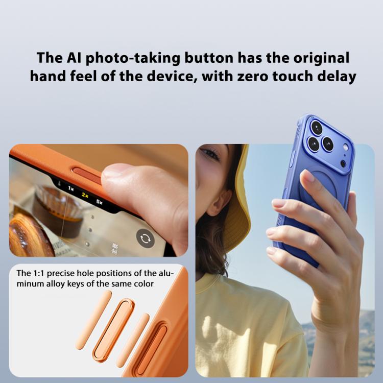 For iPhone Air MOMAX Airbag Shockproof MagSafe Phone Case(Yellow) - iPhone Air Cases by MOMAX | Online Shopping UK | buy2fix