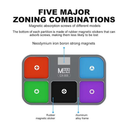 MaAnt CX-005 Screw Magnetic Flare Storage Board for Electronic Equipment Repair - Magnetic Screws Mat by MaAnt | Online Shopping UK | buy2fix