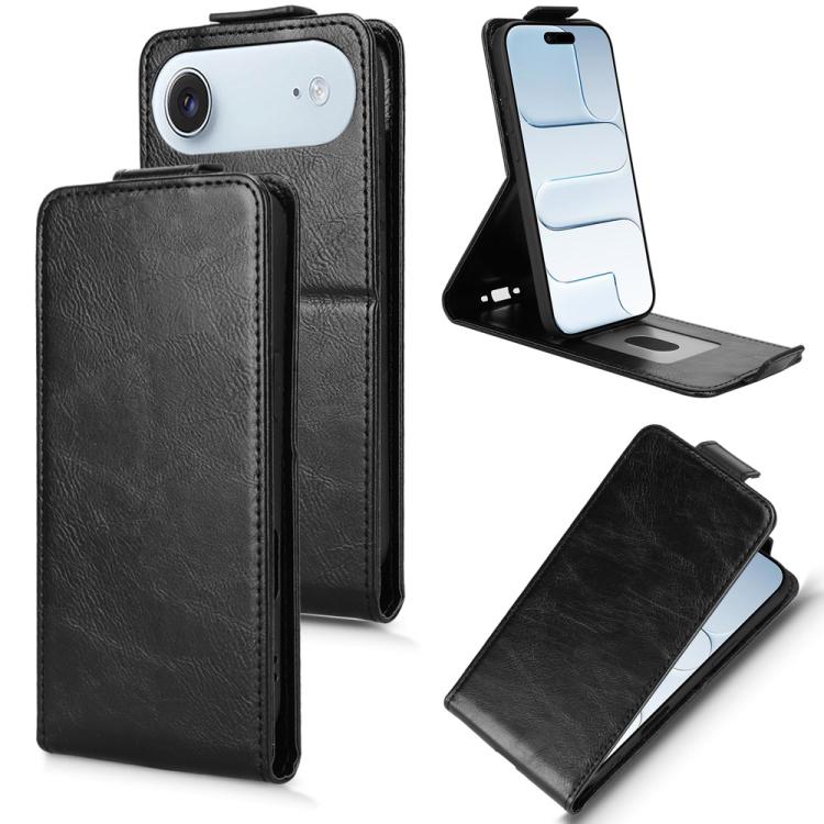 For iPhone Air Magnetic Vertical Flip Leather Phone Case with Buckle(Black) - iPhone Air Cases by buy2fix | Online Shopping UK | buy2fix