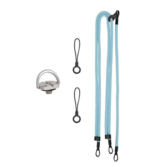 For DJI OSMO Pocket 3 Sunnylife Neck Crossbody Strap Hanging Sling Hands-free Anti-fall Rope 1/4 Screw Neck Lanyard Shoulder Strap(Blue)