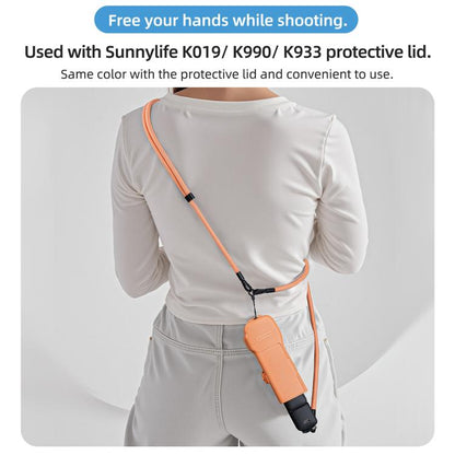 For DJI OSMO Pocket 3 Sunnylife Neck Crossbody Strap Hanging Sling Hands-free Anti-fall Rope 1/4 Screw Neck Lanyard Shoulder Strap(Dark Grey) - Other Accessories by Sunnylife | Online Shopping UK | buy2fix
