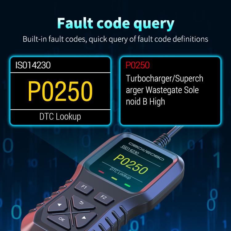 K1 Car OBDII Diagnostic Tool Smart Engine Fault Detector(Grey Black) - Code Readers & Scan Tools by buy2fix | Online Shopping UK | buy2fix