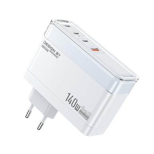 WK WP-U20 lceyon 140W GaN Multi-function Charger, Plug:EU Plug(White)