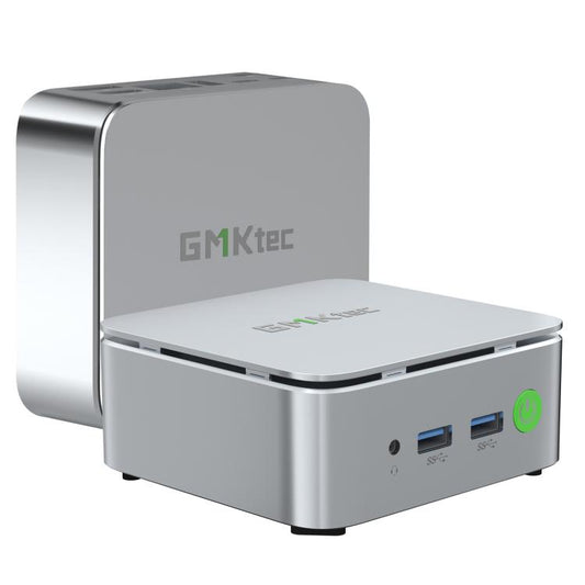 GMKtec NucBox G10 Mini PC, 16GB RAM + 512GB SSD, AMD Ryzen 5 3500U, Windows 11 Pro, WiFi, BT, HDTV, DisplayPort(UK Plug Sliver) - Barebone Mini PCs by GMKtec | Online Shopping UK | buy2fix