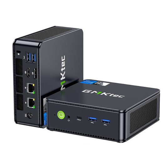 GMKtec NucBox K7 PLUS Mini PC, 16GB RAM + 512GB SSD, 13th Gen Intel Core i7 13620H, Windows 11 Pro, WiFi, BT, HDTV, DisplayPort(US Plug Black) - Barebone Mini PCs by GMKtec | Online Shopping UK | buy2fix