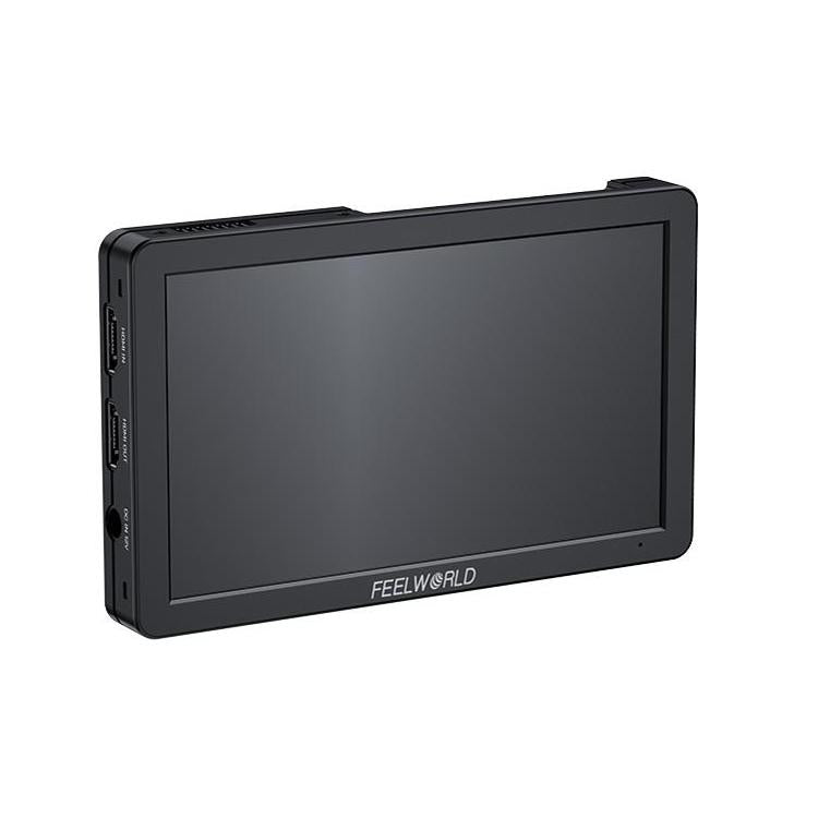 FEELWORLD T6 6 inch Camera Field Video Monitor Aluminium Housing 4K HDMI-compatible 1920x1080 IPS(Black) - On-camera Monitors by FEELWORLD | Online Shopping UK | buy2fix