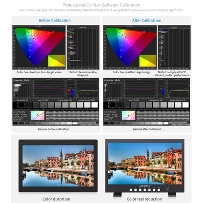 FEELWORLD FVM215-1000 21.5-inch Professional Production Broadcast Monitor High Brightness 1000nit Full HD IPS 4K 60Hz HDMI-compatible 3G-SDI Screen, AU Plug(Black) - On-camera Monitors by FEELWORLD | Online Shopping UK | buy2fix