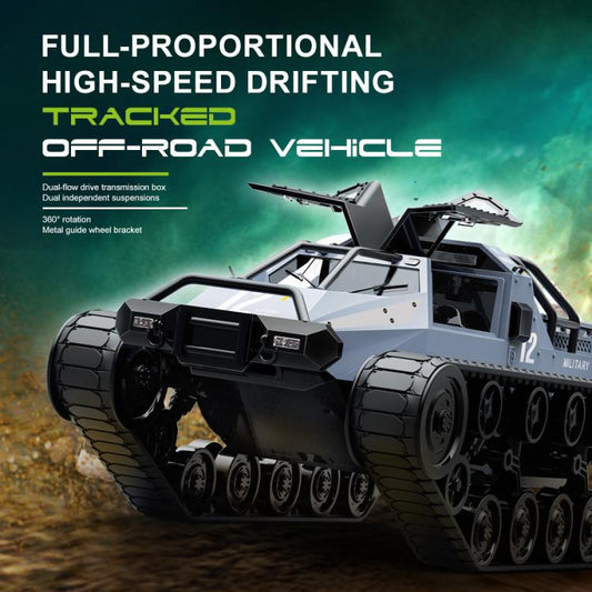 JJR/C C8812 Max Full Scale High Speed Drift Crawler Off-road Remote Control Car(Military Grey) - RC Cars by JJR/C | Online Shopping UK | buy2fix