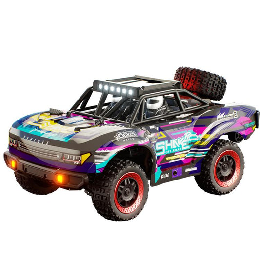 JJR/C C8820 1:18 4WD Carbon Brush Short Truck Off-road Remote Control Car(Purple) - RC Cars by JJR/C | Online Shopping UK | buy2fix