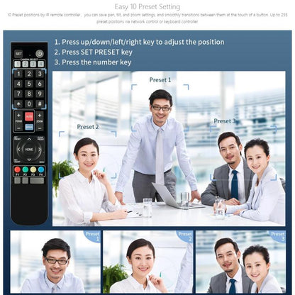 FEELWORLD HV10X Professional Streaming Camera Full HD 1080P 60fps USB 3.0 HDMI-compatible(UK Plug) - HD Camera by FEELWORLD | Online Shopping UK | buy2fix