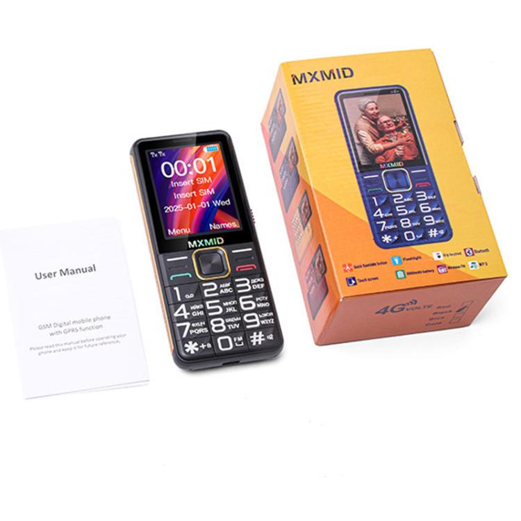 MXMID G880 Pro Big Keys Elder Phone, 2.4 inch, MT6261D, 1600mAh Battery, LED Flashlight, Network: 2G(Black) - Others by buy2fix | Online Shopping UK | buy2fix