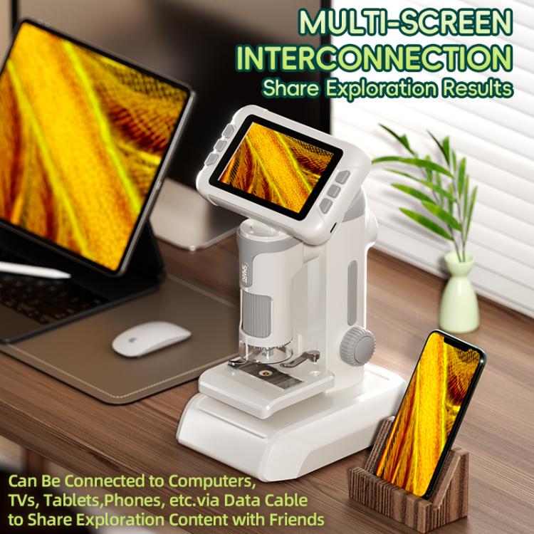 JJR/C P01 4.0 inch HD Color Screen 1600x Children Electron Microscope(Green) - Digital Microscope by JJR/C | Online Shopping UK | buy2fix