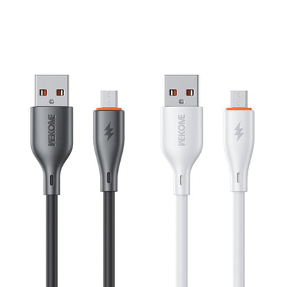 WK WDC-116m 12W USB to Micro USB Fast Charging Data Cable, Length: 1m(White) - Micro USB Cable by WK | Online Shopping UK | buy2fix