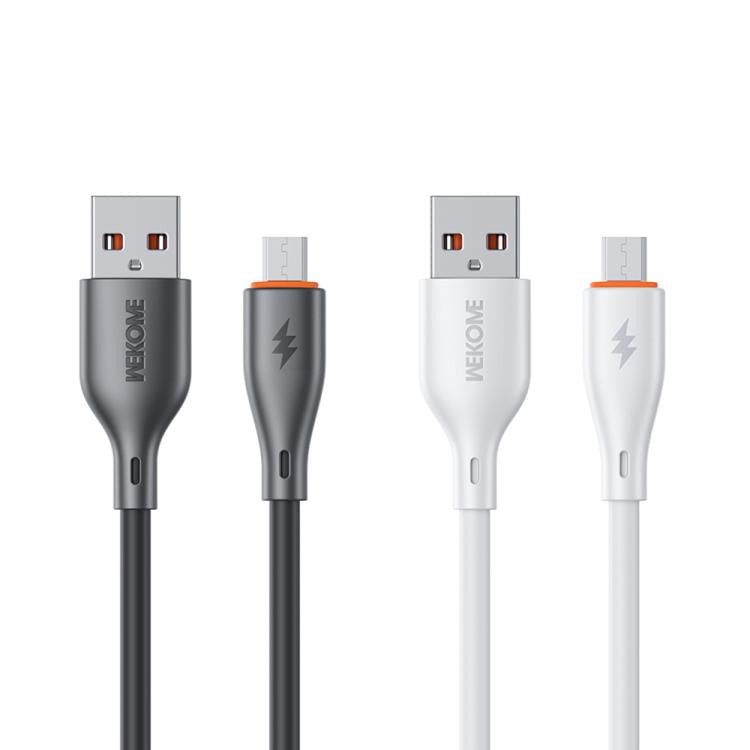 WK WDC-116m 12W USB to Micro USB Fast Charging Data Cable, Length: 1m(Black) - Micro USB Cable by WK | Online Shopping UK | buy2fix
