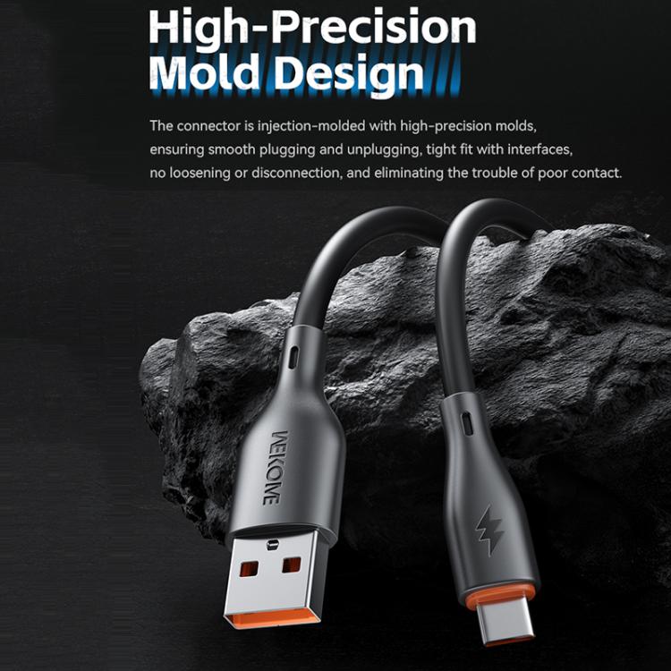 WK WDC-116m 12W USB to Micro USB Fast Charging Data Cable, Length: 1m(White) - Micro USB Cable by WK | Online Shopping UK | buy2fix