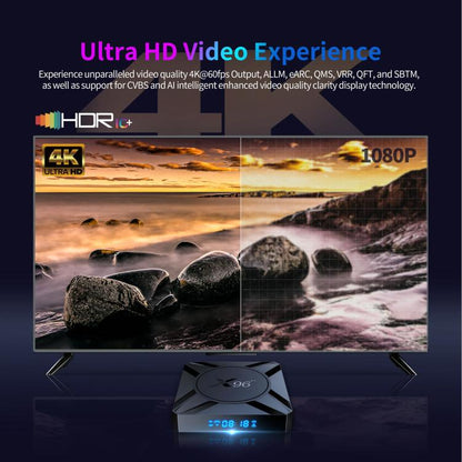 X96 M300 Android 14 Smart TV Box with Remote Control, 4GB+32GB, Amlogic S905X5M Quad-Core(US Plug) - Amlogic S905 by buy2fix | Online Shopping UK | buy2fix