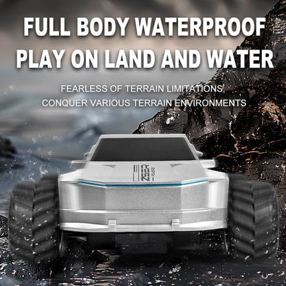 JJR/C Q212 4WD Amphibious Cyber Armor Off-road Remote Control Car(Silver) - RC Cars by JJR/C | Online Shopping UK | buy2fix