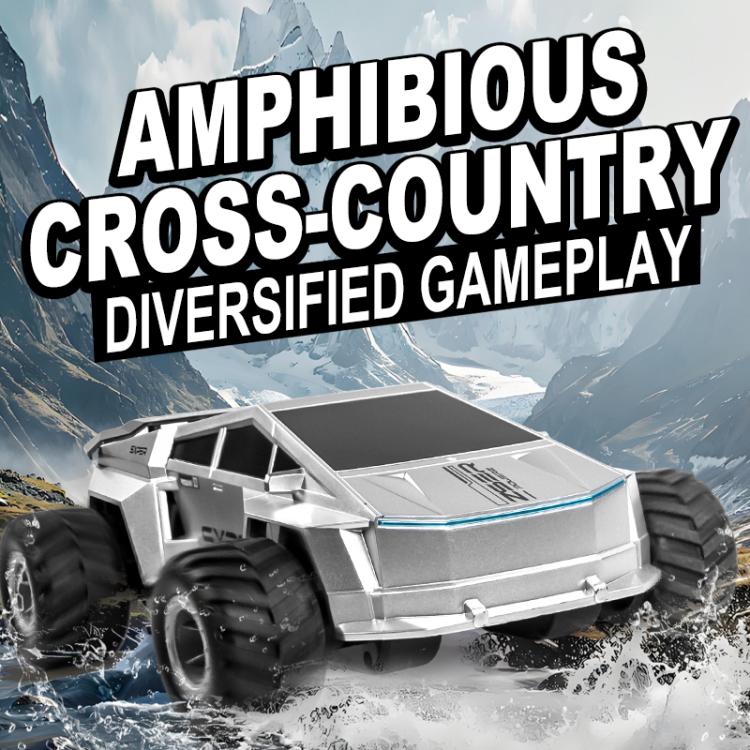 JJR/C Q212 4WD Amphibious Cyber Armor Off-road Remote Control Car(Silver) - RC Cars by JJR/C | Online Shopping UK | buy2fix