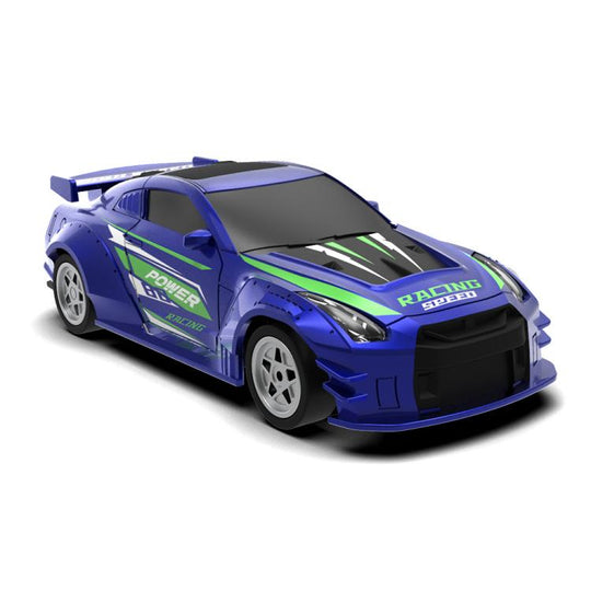 JJR/C C8827 A Q Version Full Scale 4WD Drift Remote Control Car, Style:Gyroscope Version(Blue)