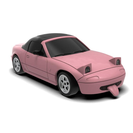 JJR/C C8827 C Q Version Full Scale 4WD Drift Remote Control Car, Style:Standard Version(Pink)