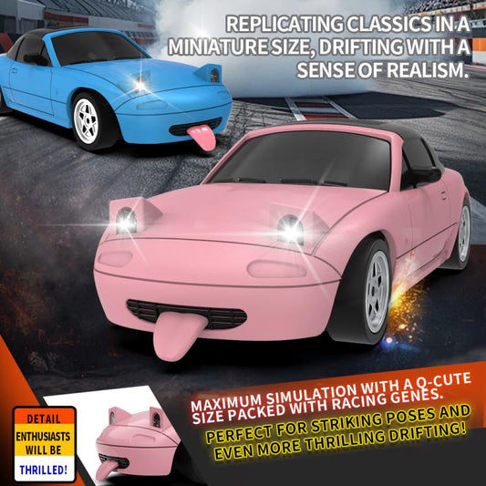 JJR/C C8827 C Q Version Full Scale 4WD Drift Remote Control Car, Style:Gyroscope Version(Pink) - RC Cars by JJR/C | Online Shopping UK | buy2fix