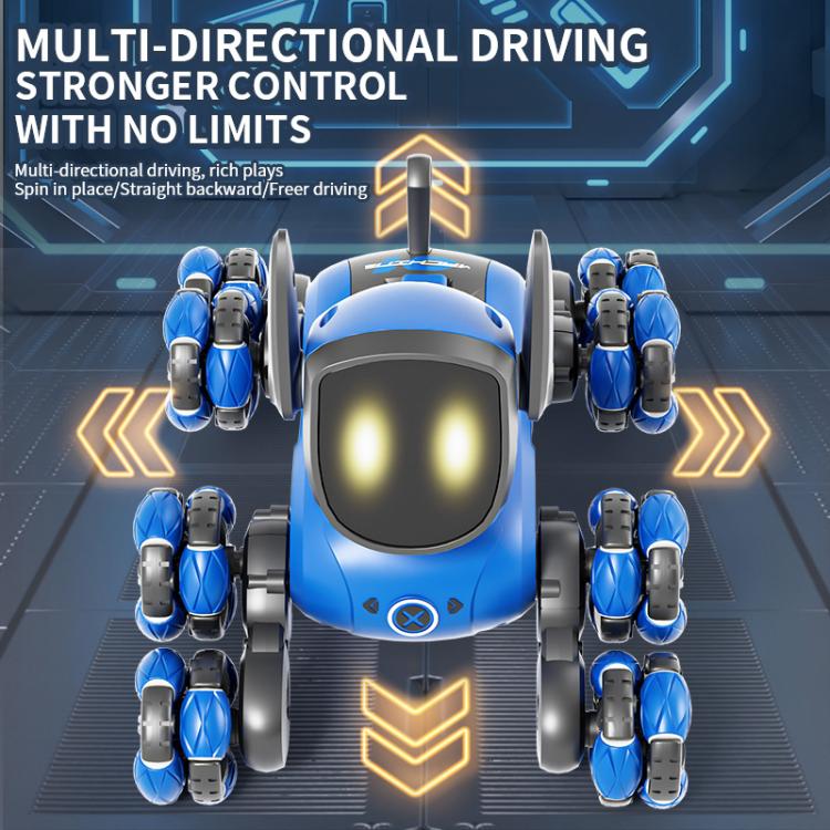 JJR/C Q200 Small Eight-wheeled Multi-function Remote Control Robot Dog(Blue) - RC Cars by JJR/C | Online Shopping UK | buy2fix