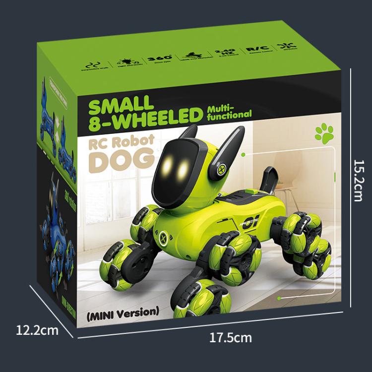 JJR/C Q200 Small Eight-wheeled Multi-function Remote Control Robot Dog with RC Watch(Blue) - RC Cars by JJR/C | Online Shopping UK | buy2fix
