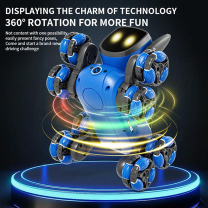 JJR/C Q200 Small Eight-wheeled Multi-function Remote Control Robot Dog with RC Watch(Blue) - RC Cars by JJR/C | Online Shopping UK | buy2fix