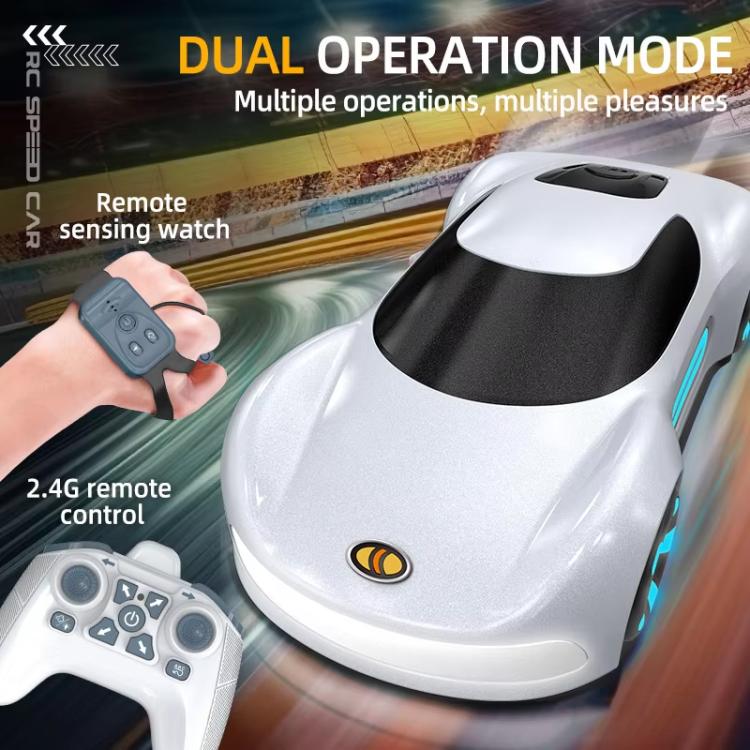 JJR/C Q206 A Future Technology New Energy Concept Remote Control Car, Style:Dual Control(White) - RC Cars by JJR/C | Online Shopping UK | buy2fix