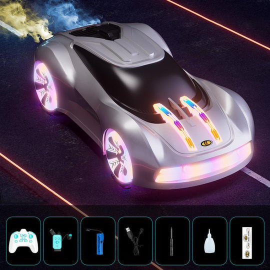JJR/C Q206 B Future Technology New Energy Concept Remote Control Car, Style:Dual Control(Grey)