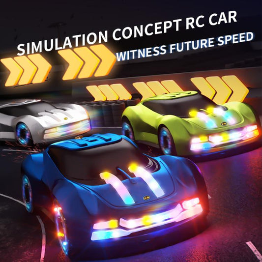 JJR/C Q206 B Future Technology New Energy Concept Remote Control Car, Style:Single Control(Green) - RC Cars by JJR/C | Online Shopping UK | buy2fix
